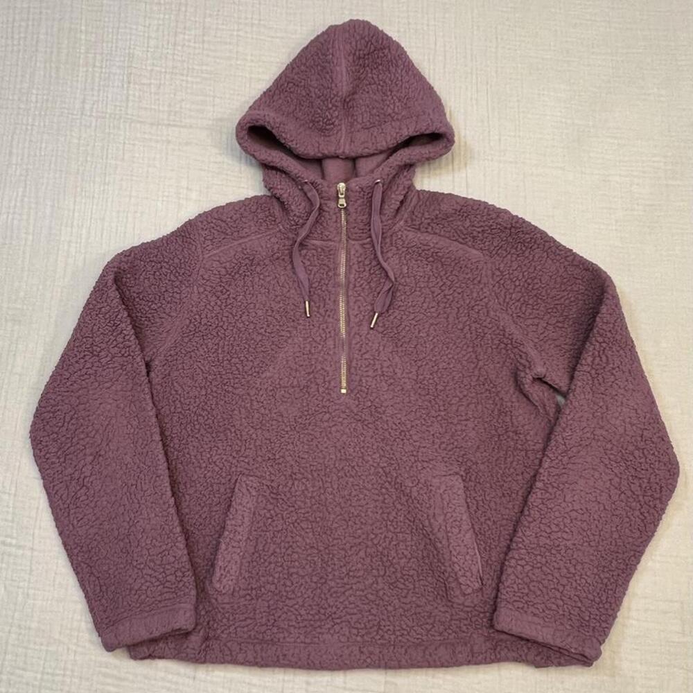 Old Navy Active Sherpa 1/2 Zip Hoodie